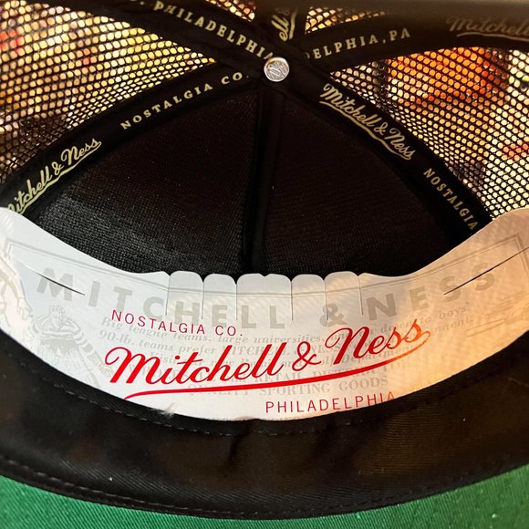 Mitchell & Ness Philadelphia 76ers Sixers NBA Cap Jersey Hook Trucker Hat - Picture 9 of 10